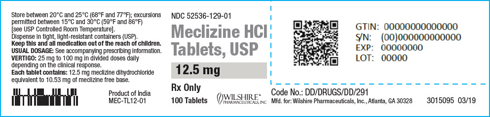 PRINCIPAL DISPLAY PANEL - 12.5 mg Tablet Bottle Label