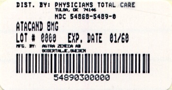 image of 8 mg package label