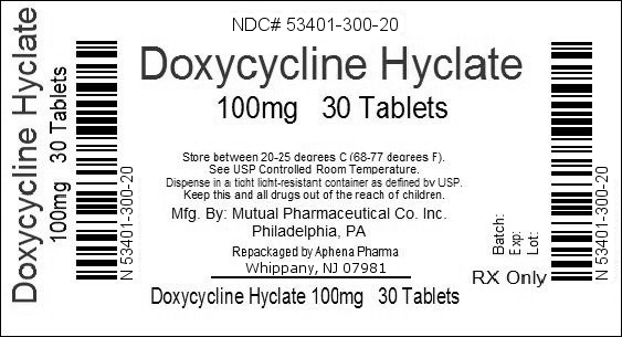 Doxycycline Hyclate Capsules Usp 50 Mg And 100 Mg Doxycycline Hyclate