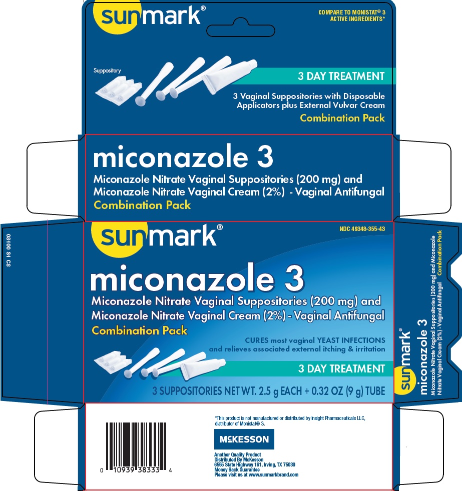 Mckesson Miconazole 3 Drug Facts