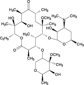 Clarithromycin chemical structure