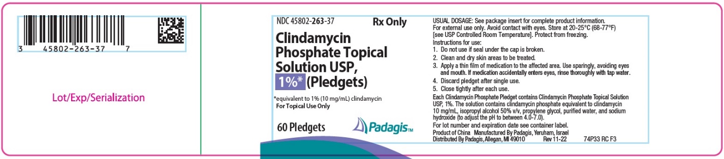 Clindamycin Phosphate Topical Solution USP, 1% (Pledgets)