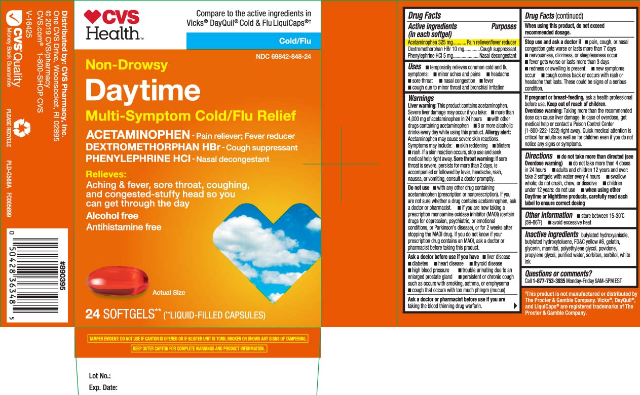 Acetaminophen 325 mg, Dextromethorphan HBr 10 mg, Phenylephrine HCL 5 mg