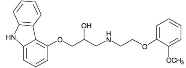 carvedilol-chemical-structure