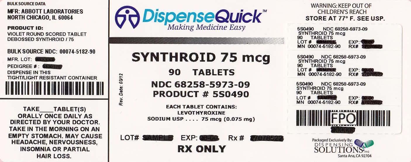 Synthroid®levothyroxine Sodium Tablets Usp