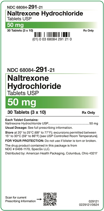 Naltrexone Hydrochloride Tablets USP Rx only 8229121/0223