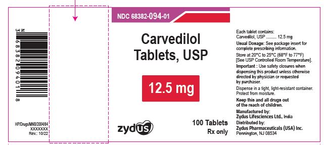 Carvedilol Tablets, 12.5 mg