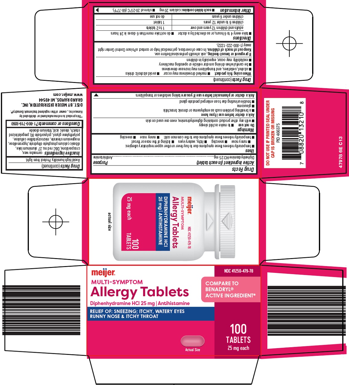 Allergy Tablets Carton