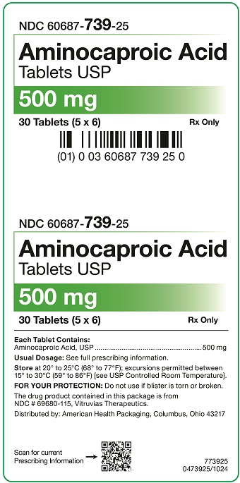 500 mg Aminocaproic Acid Tablets Carton