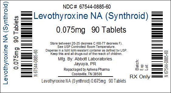 Bottle Label 0.075mg