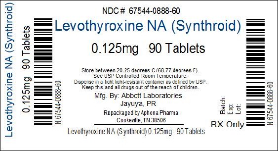 Bottle Label 0.125mg