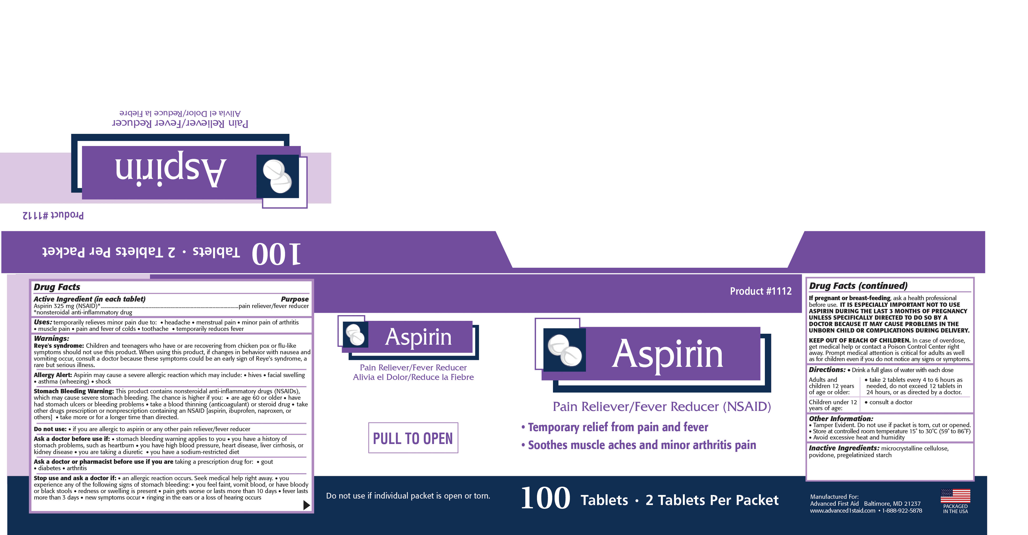 ASPIRIN CARTON