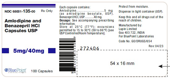 5mg/40mg Goa label