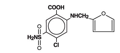 image of Furosemide Structure