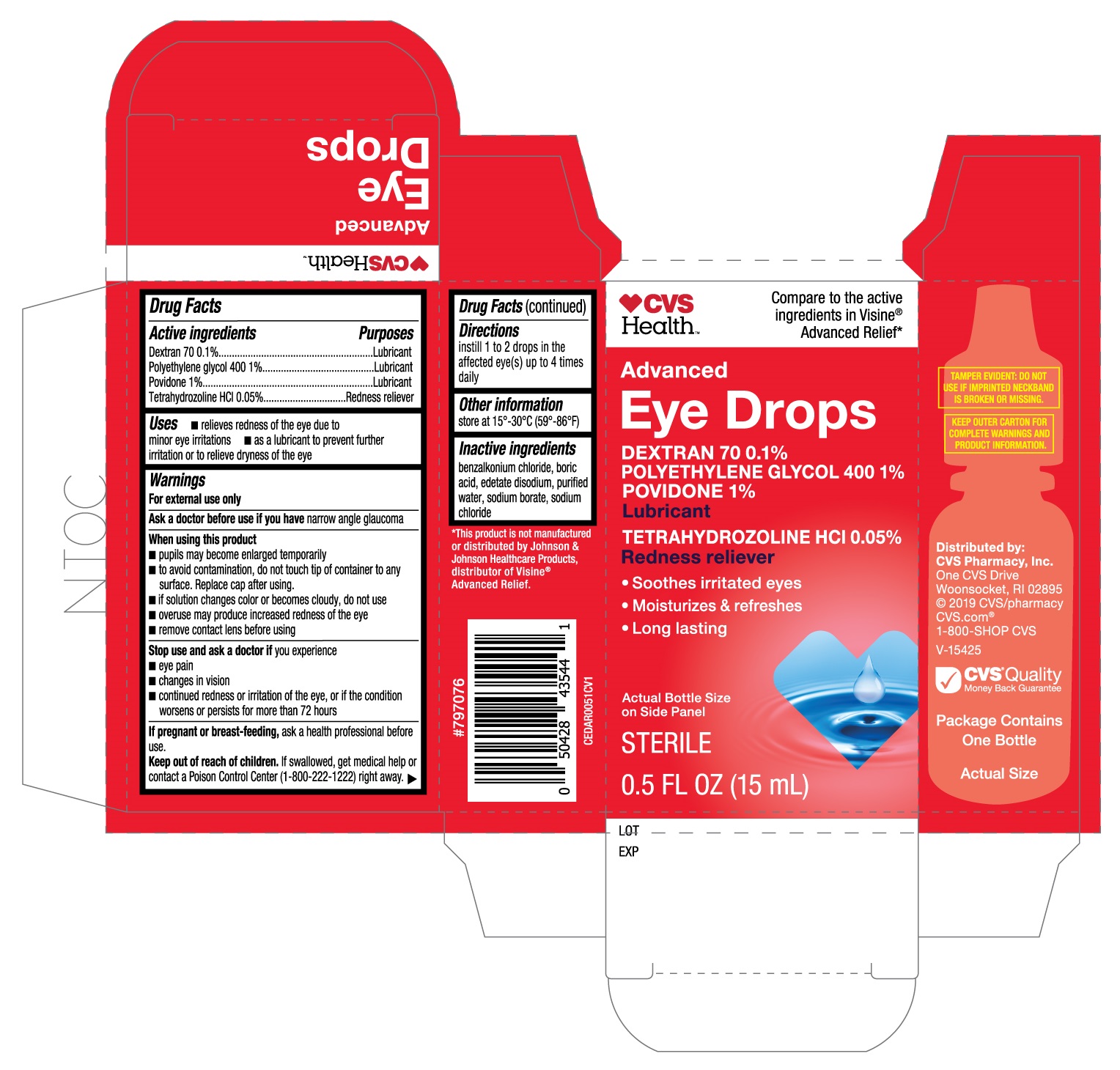 CVS Advanced Eye Drops 15mL