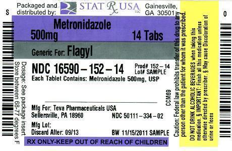 METRONIDAZOLE 500 MG LABEL Image