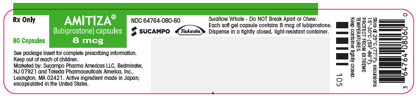 PRINCIPAL DISPLAY PANEL - 8 mcg Capsule Bottle Label