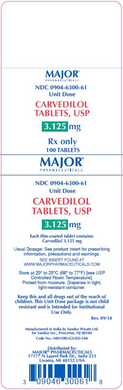 3.125mg carton label