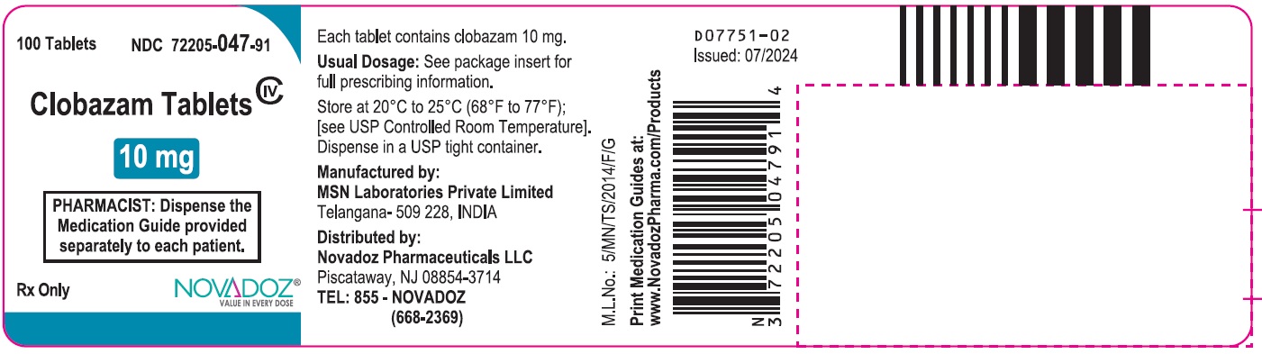 clobazam-10mg-100s-container-label