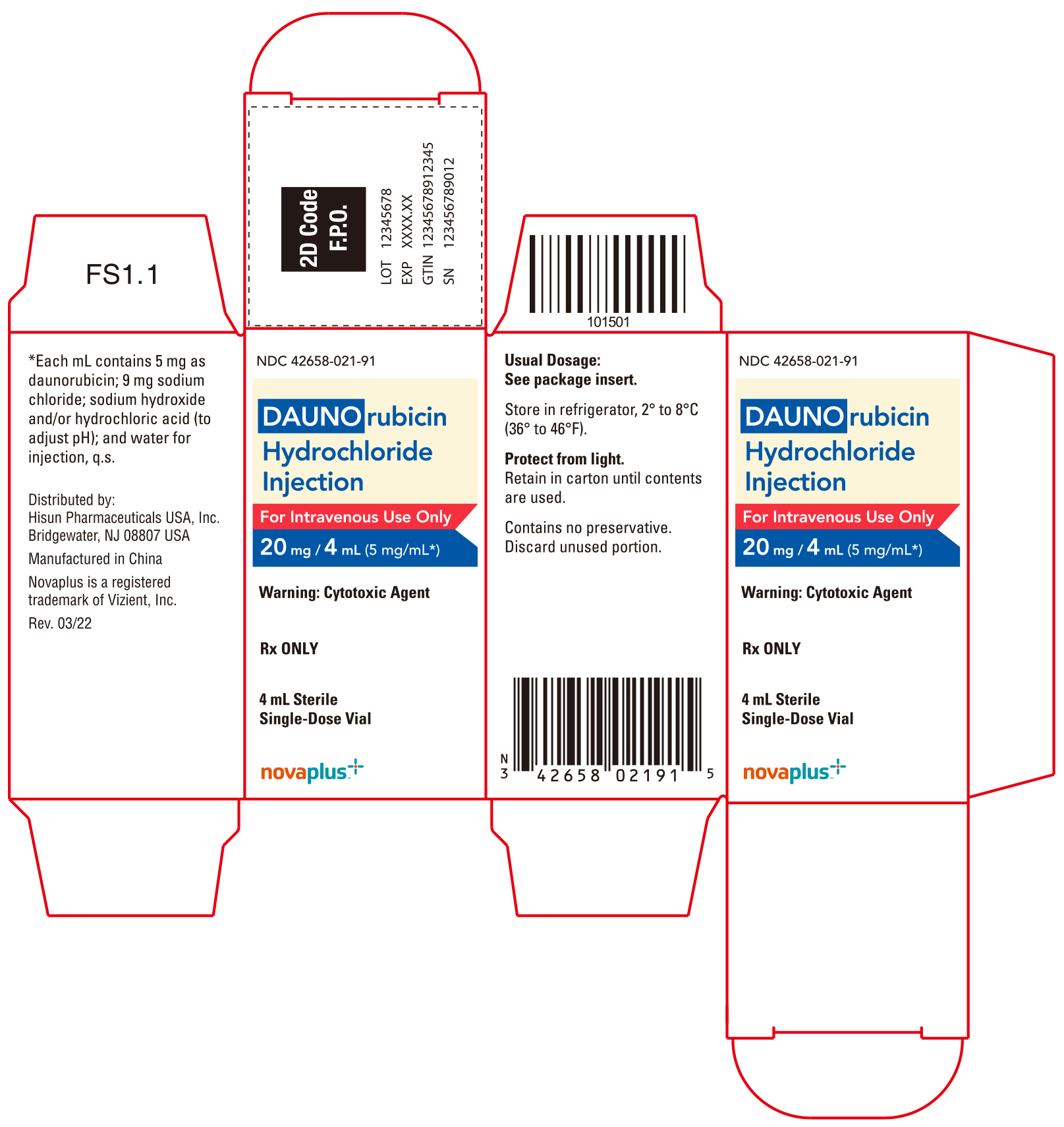 carton of individual vial