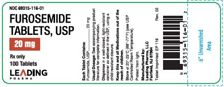 furosemide 20mg 100tabs