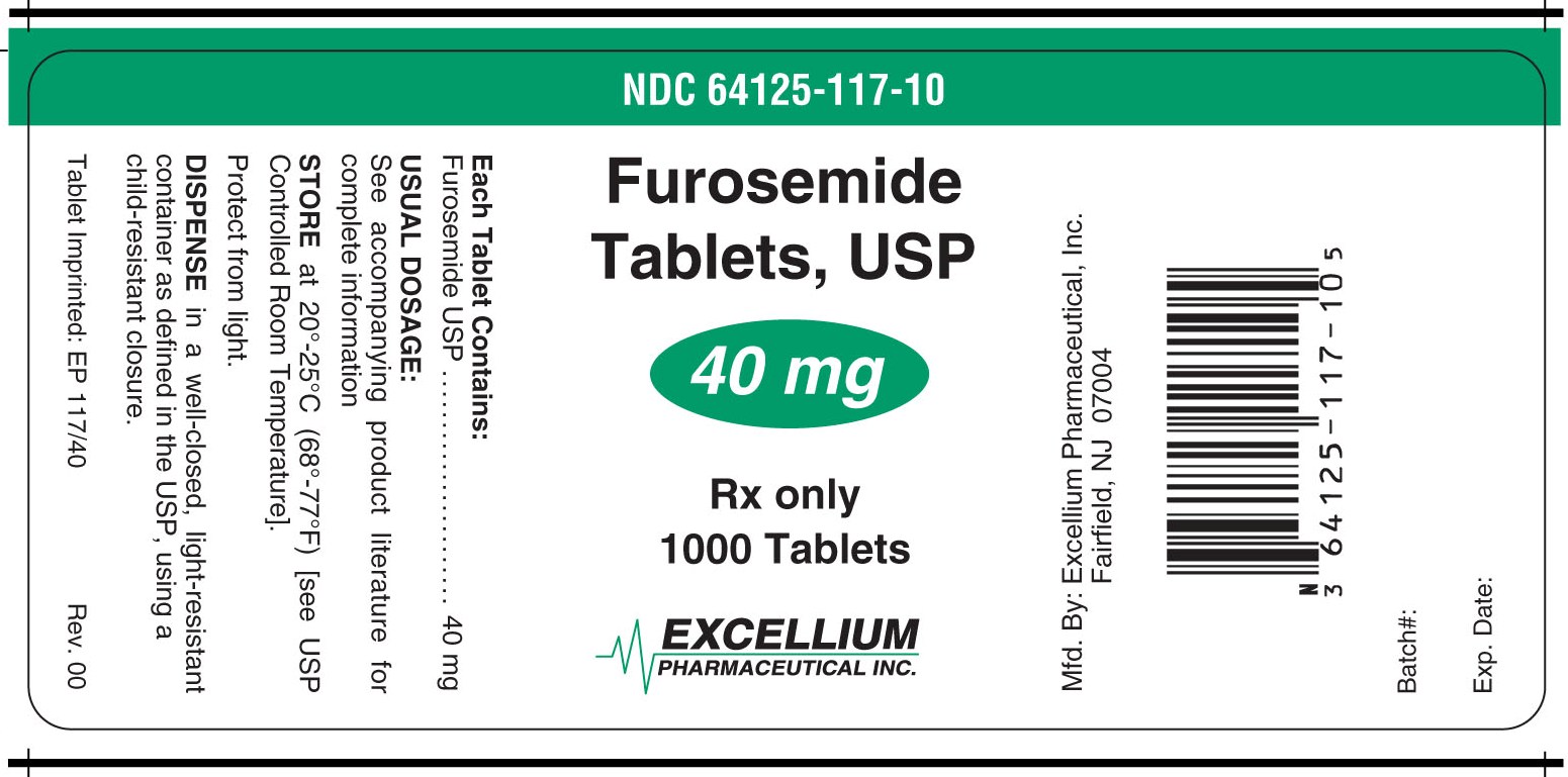 furosemide 40mg 1000tabs