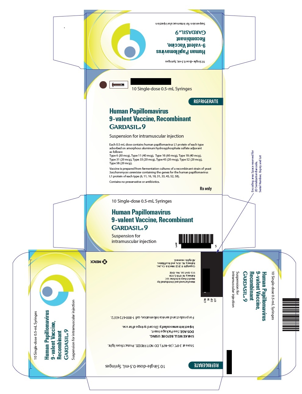 PRINCIPAL DISPLAY PANEL - 0.5 mL Syringe Carton