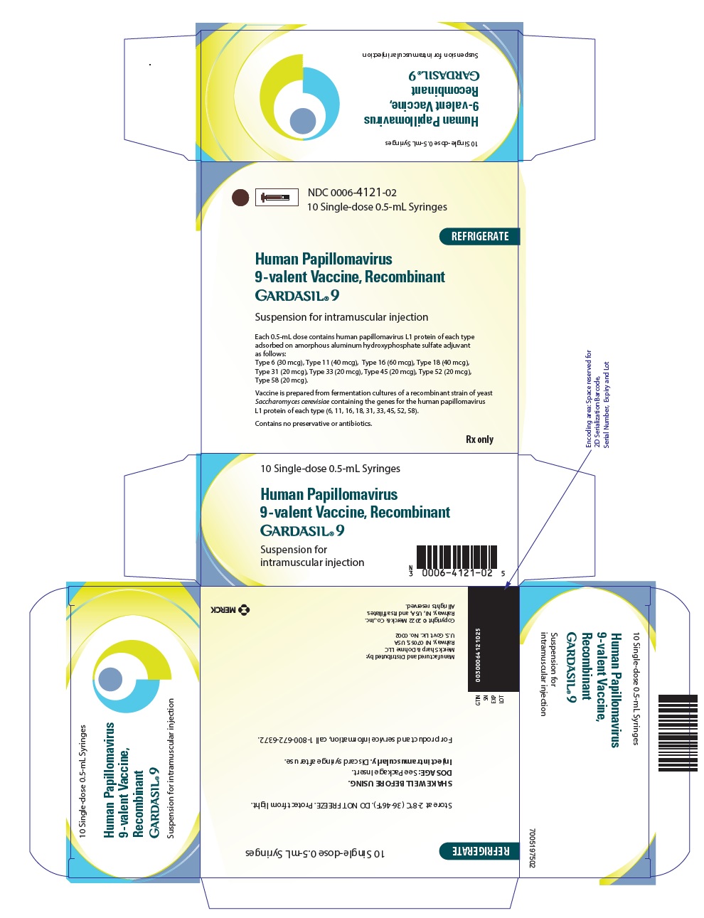 PRINCIPAL DISPLAY PANEL - 0.5 mL Syringe Carton