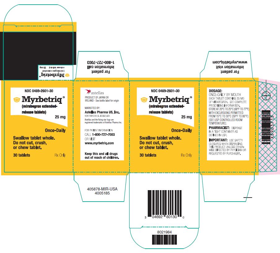 25mg Extended release tablet carton