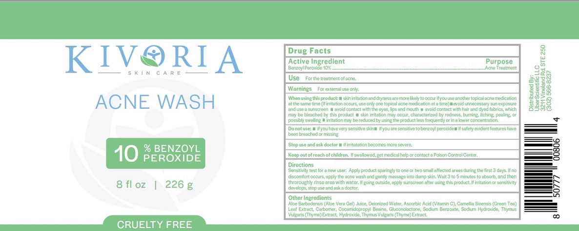 Acne Wash Label