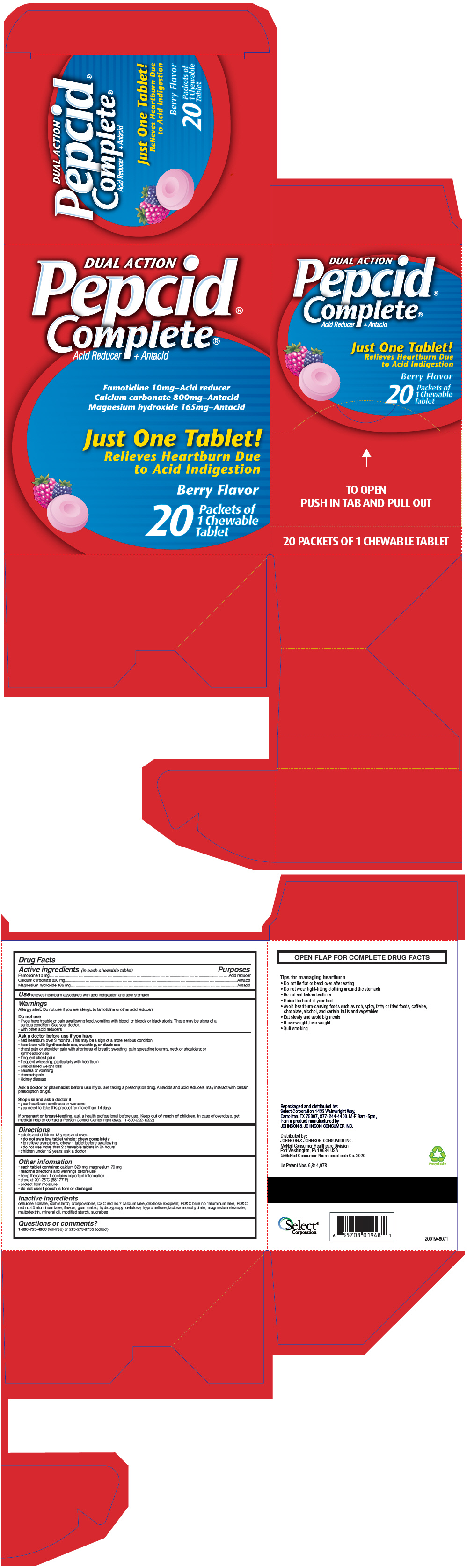 PRINCIPAL DISPLAY PANEL - 20 Packet Carton