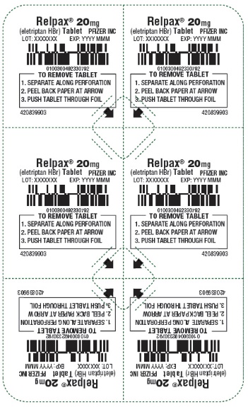 PRINCIPAL DISPLAY PANEL - 20 mg Tablet Blister Pack