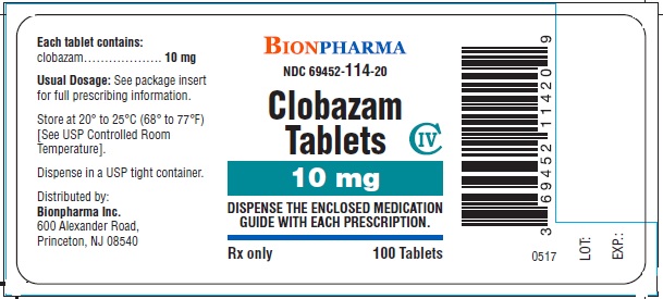 10 mg 100's Label