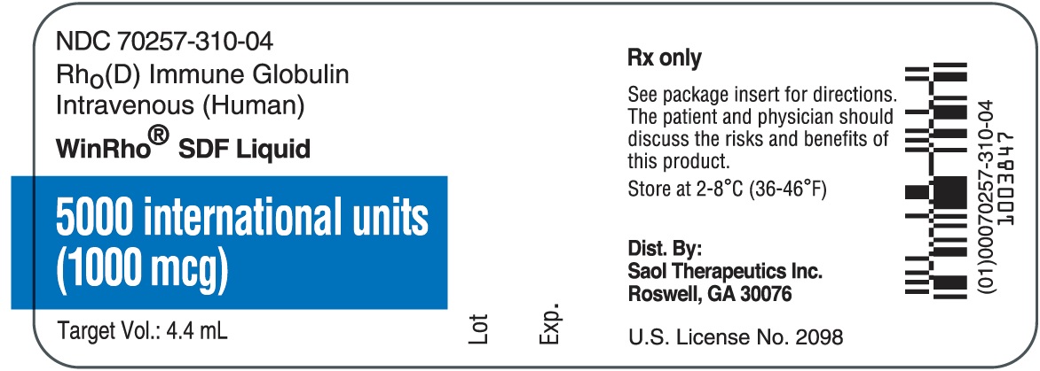 5000 IU Vial Label